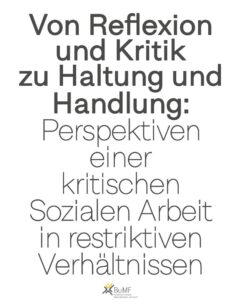 Sammelband: Von Reflexion und Kritik zu Haltung und Handlung